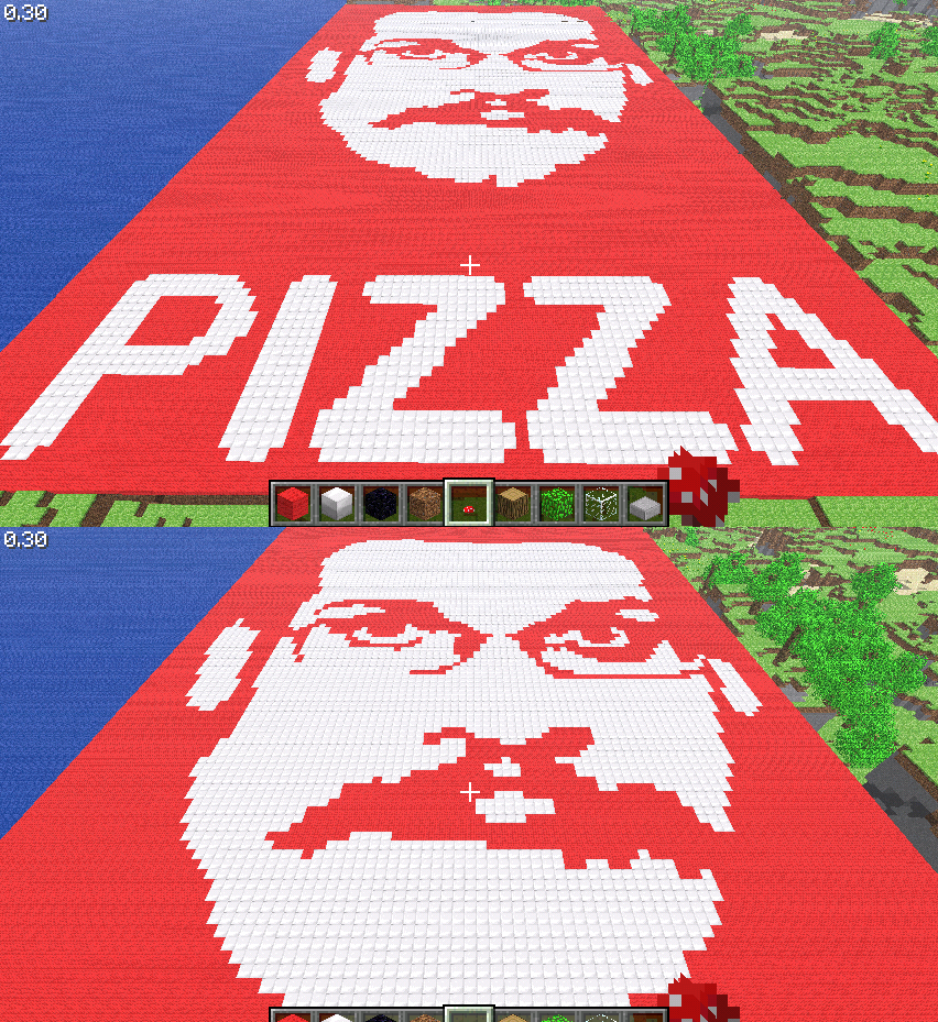 Pizza Face in Minecraft. r/nerdfighters