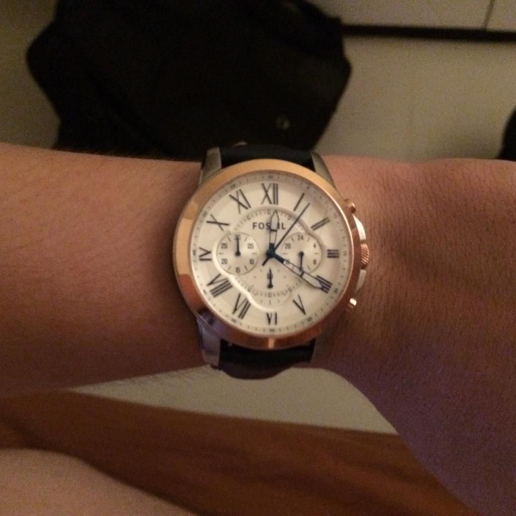 Đồng hồ Fossil dây da xanh dương FS4930 - USA Original !!!! - 1