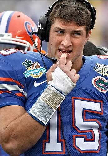 Tim Tebow being cute Pictures, Images and Photos