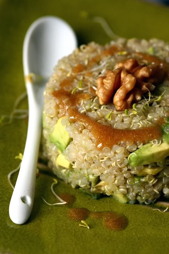 Quinoa à l’avocat et à la maca Quinoa à l’avocat et à la maca