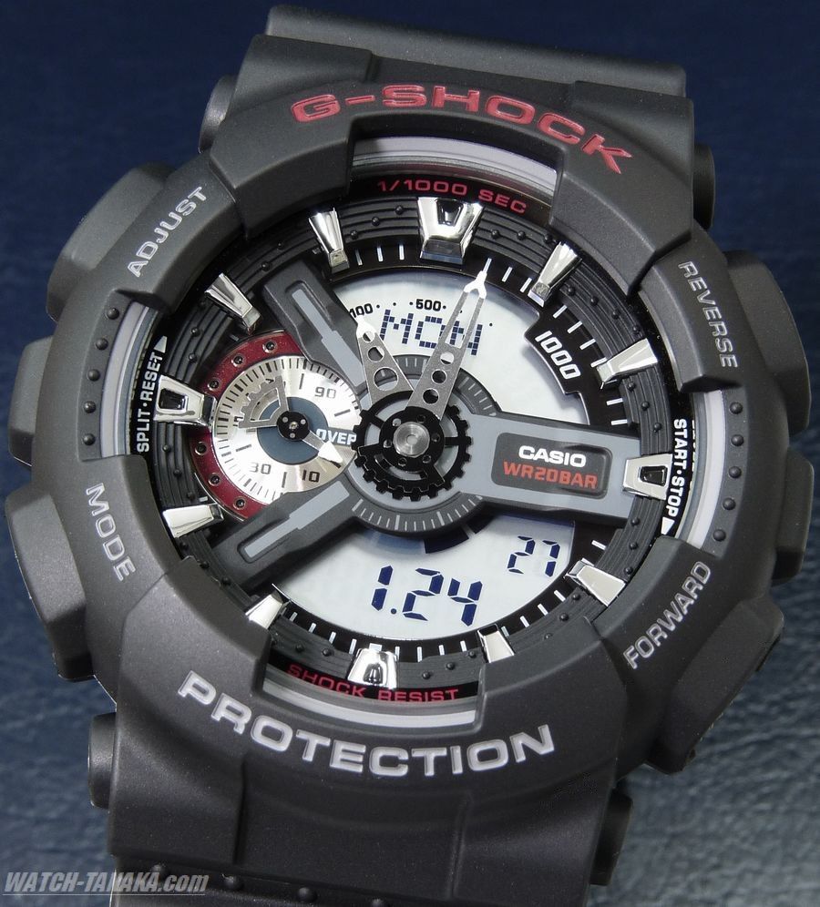 Relógio Casio G shock Ga 110 1a Wr 200 5 Alarme Hora Mundial R 749