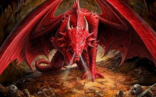 Red Dragon wallpaper
