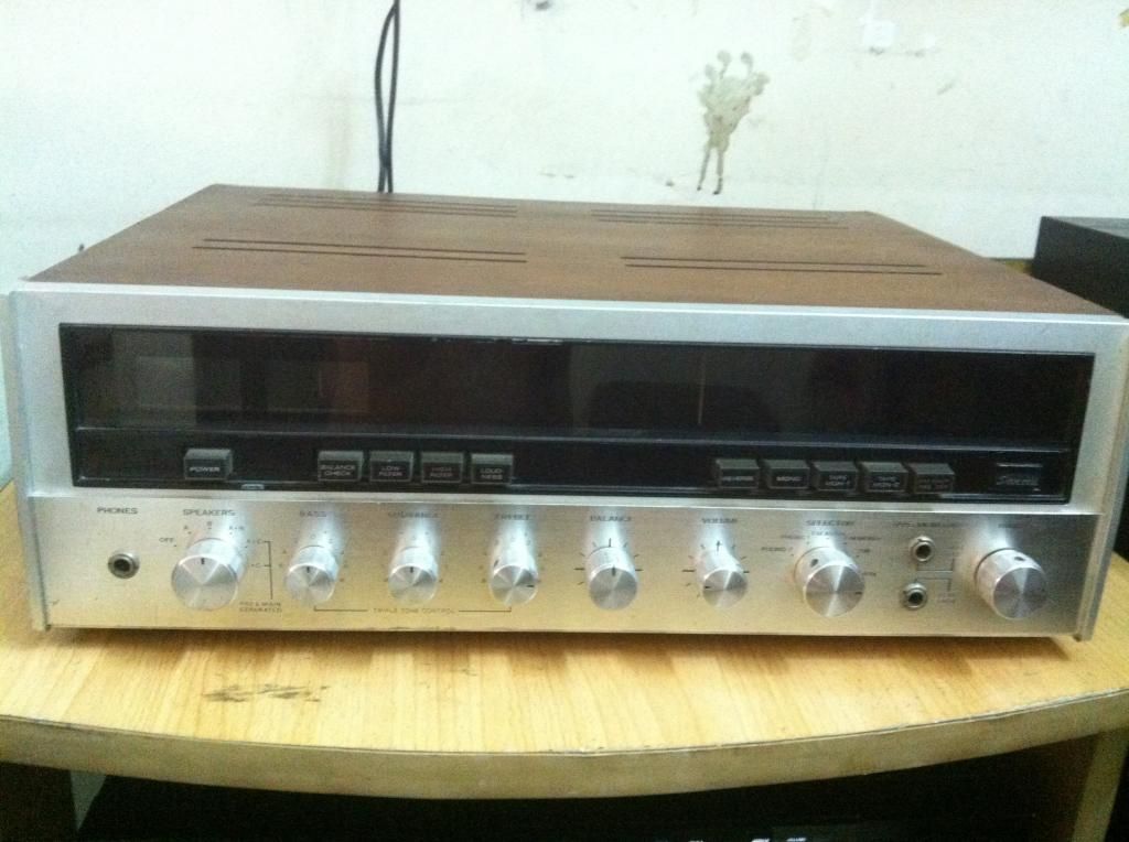Amply Luxman l-510,Sansui Eight receiver& Loa cột Germany - 6