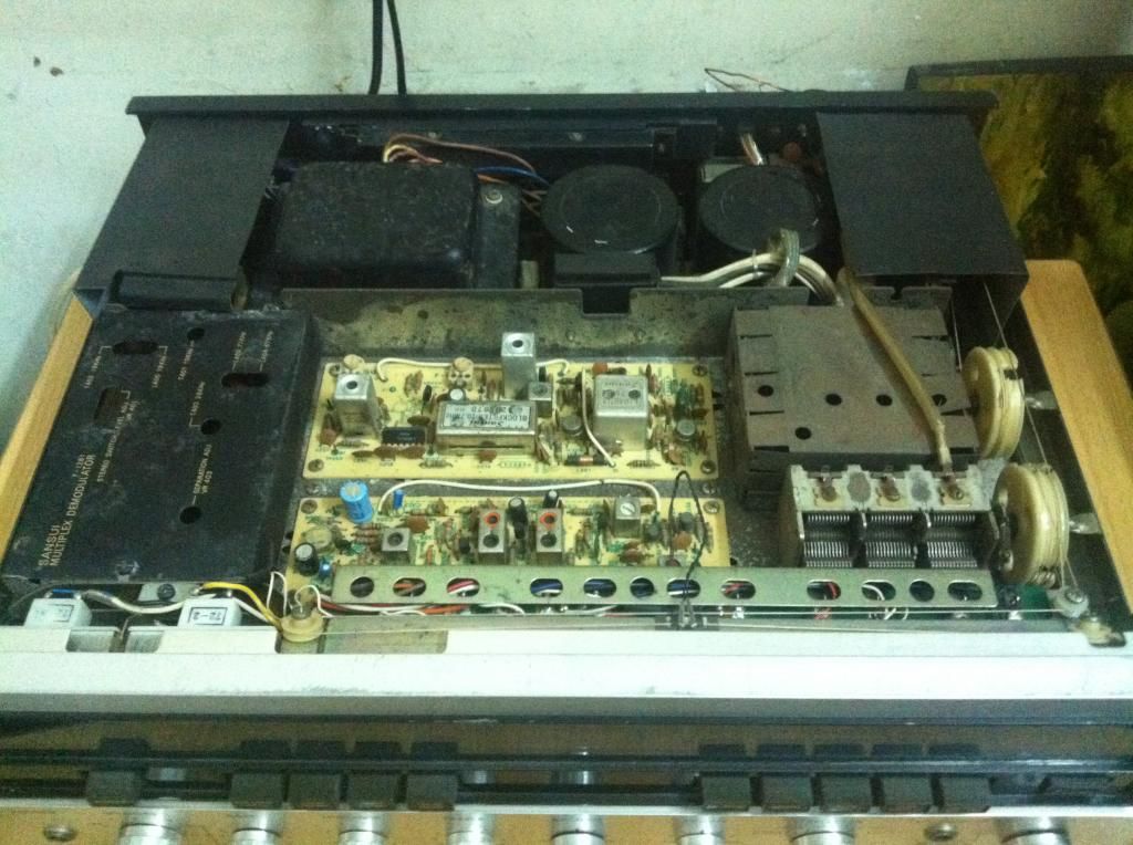 Amply Luxman l-510,Sansui Eight receiver& Loa cột Germany - 5