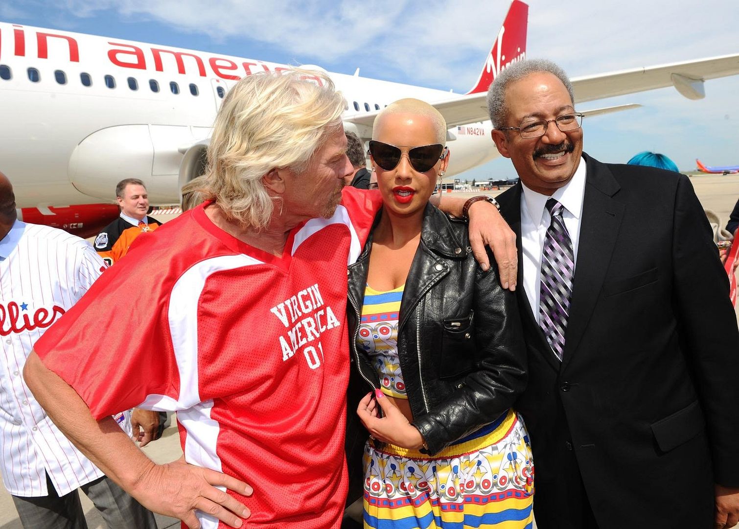 > Amber Rose at the Launch of Virgin America's First Flight LAX-PHL 4/4/2012 - Photo posted in Celebrity Eyecandy | Sign in and leave a comment below!