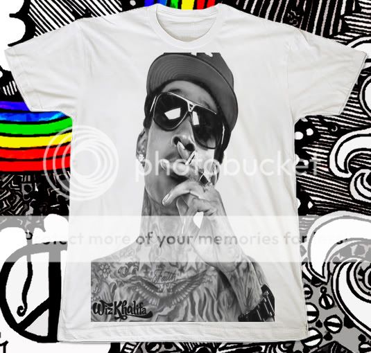 Wiz Khalifa Rolling Papers Taylor Gang Tinie Tempah Snoop Dogg T Shirt 
