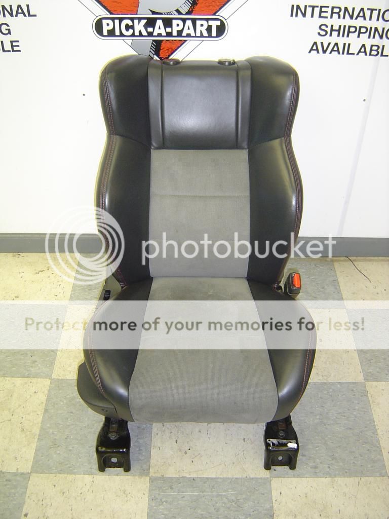   Magnum SRT8 OEM Black & Gray Suede Leather Complete Power Seats  