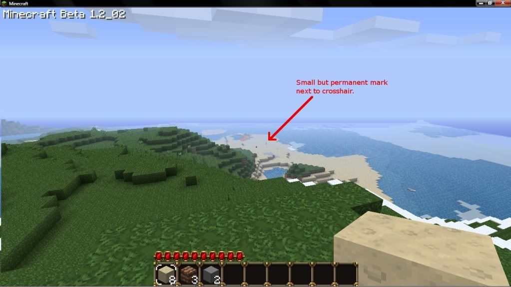 minecraft crosshair overlay