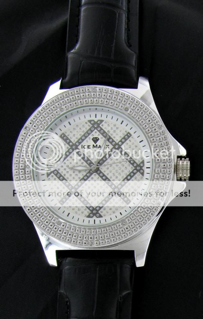 Genuine 12 Diamond Watch Silver ICE MAXX Hip Hop IM3SI1  